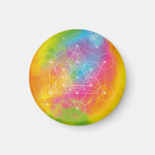 Regenboog Energie – Metatron's Kubus Heilige Geome Magneet