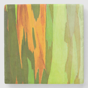 Regenboog Eucalyptus bast, Hawaï Stenen Onderzetter
