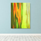 Regenboog Eucalyptusschors, Hawaii Canvas Afdruk (Insitu (Houten vloer))