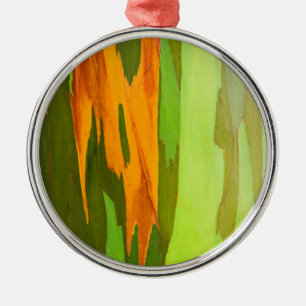 Regenboog Eucalyptusschors, Hawaii Metalen Ornament