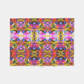 Regenboog Fleece Deken (Voorkant (Horizontaal))