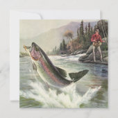 Regenboog Forel Visser Gevist voor Vis (Voorkant)