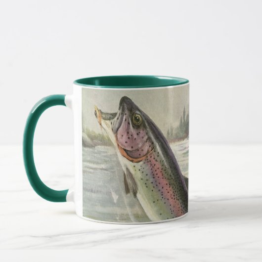  Regenboog Forel Visser Gevist voor Vis Mok (Links)