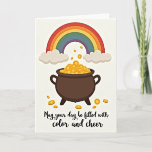 Regenboog Fortune Gouden Munten Pot Kaart