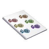Regenboog French Horn Line-up Notitieboek (Rechterzijde)