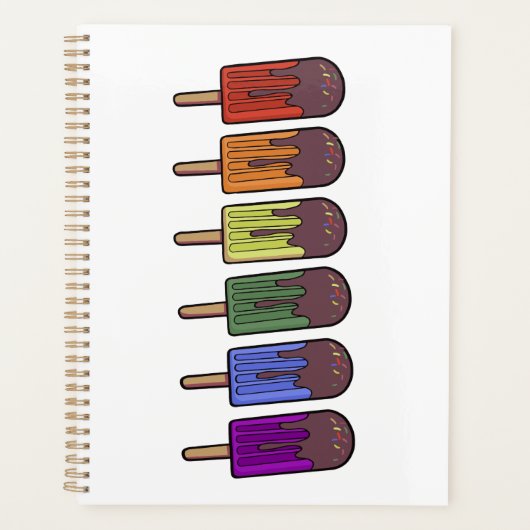 Regenboog Frozen pop Parade Planner (Voorkant)
