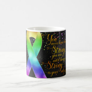 Regenboog Gay Rechten Bewustzijnslint Mok Ontwerp
