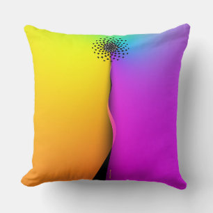 Regenboog Geel Paarse Beeldspraak  Kussen