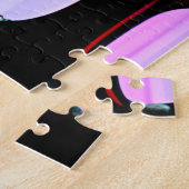 Regenboog gekleurde boom en hemel legpuzzel (Zijkant)