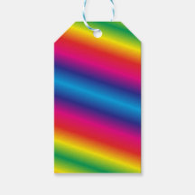 Regenboog gekleurde cadeau Labels