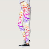 Regenboog geometrisch - leggings (Links)