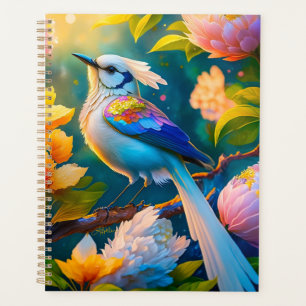 Regenboog gevleugelde Jay Fantasy Bird Planner