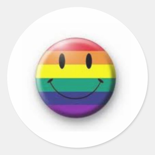 Regenboog gezicht stickers (Voorkant)