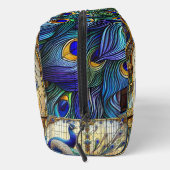 Regenboog Glas in lood Peacock Dopp Kit Toilettasje (Rechts)