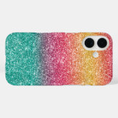 Regenboog Glitter  Case-Mate iPhone Case (Achterkant (horizontaal))