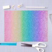 Regenboog Glitters Glans Mooie Verjaardagsfeestje Tissuepapier (Craft)