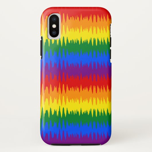 Regenboog golven Case-Mate iPhone case (Achterkant)