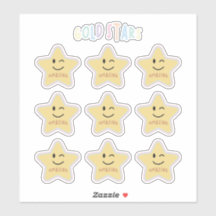 Regenboog gouden sterren