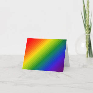 Regenboog Gradiënt Gestreepte Kaart