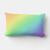 Regenboog Gradiënt Lage Rug Kussen (Achterkant)