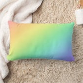 Regenboog Gradiënt Lage Rug Kussen (Deken)