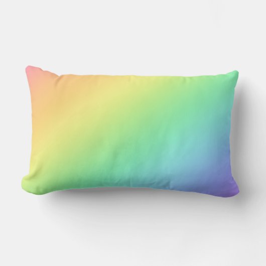 Regenboog Gradiënt Lage Rug Kussen (Voorkant)