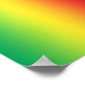 Regenboog Gradiënt Poster (Hoek)