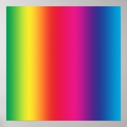 Regenboog Gradiënt Poster (Voorkant)