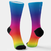 Regenboog Gradiënt Sokken (Gebogen)