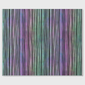 Regenboog gradiënt strepen op zwart: cadeaupapier (Vlak)