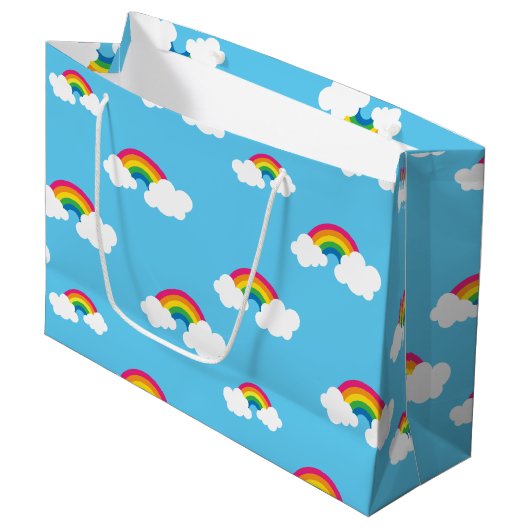 Regenboog Groot Cadeauzakje (Voorkant Gekanteld)