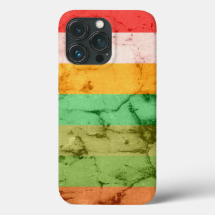 Regenboog Grunge Strepen Achtergrond iPhone 13 Pro Hoesje
