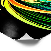 Regenboog haar droom. perfect poster (Hoek)