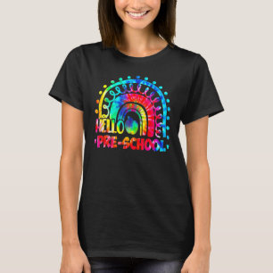 Regenboog Hallo voorschoolse school T-shirt