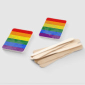 Regenboog  handwaaier (Niet-gemonteerd)