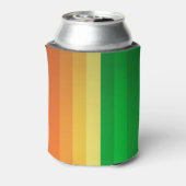 Regenboog hart bruiloft gunst blikjeskoeler (Blikje Achterkant)