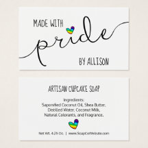 Regenboog Hart  Met trots gemaakt LGBTQ Cadeaubijs