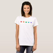 Regenboog Hart Pride T-shirt (Voorkant volledig)