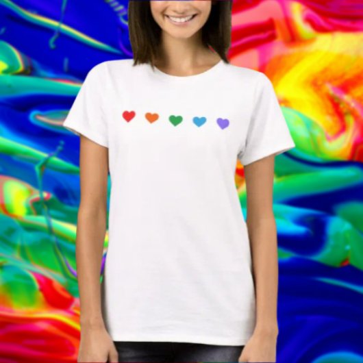 Regenboog Hart Pride T-shirt
