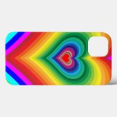 Regenboog Hart Telefoonhoes Case-Mate iPhone Case (Achterkant (horizontaal))