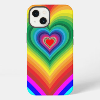 Regenboog Hart Telefoonhoes iPhone 13 Hoesje