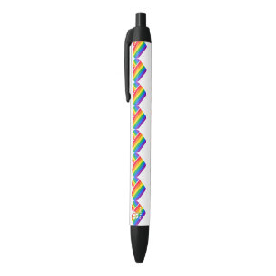 Regenboog Hart Trots Zwarte Inkt Pen