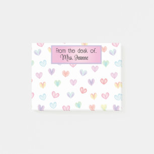 regenboog hart waterverf elegant Vanaf het bureau  Post-it® Notes