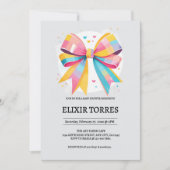 Regenboog Hartjes Boog Baby Shower Kaart (Voorkant)