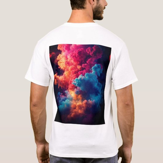 Regenboog heldere T - shirts (Achterkant)