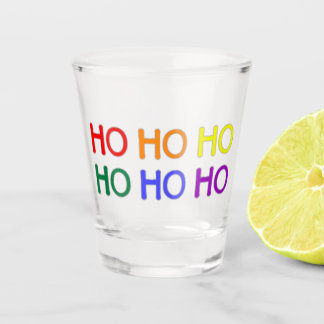 Regenboog Ho Ho Ho Shotglazen Shot Glas
