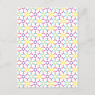 Regenboog Honingraat Briefkaart