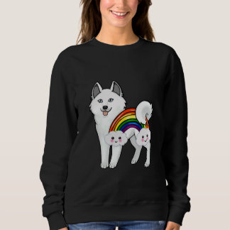 Regenboog Husky     Trui