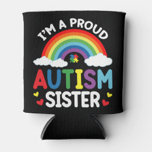 Regenboog Ik Ben Een Trots Autismuszus Autism Bewu Blikjeskoeler
