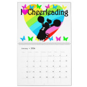 REGENBOOG IK HOU VAN CHEERLEADERKALENDER KALENDER (Jan 2026)
